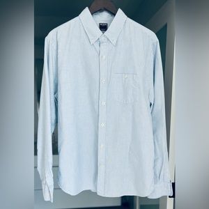 Todd Snyder blue striped Oxford